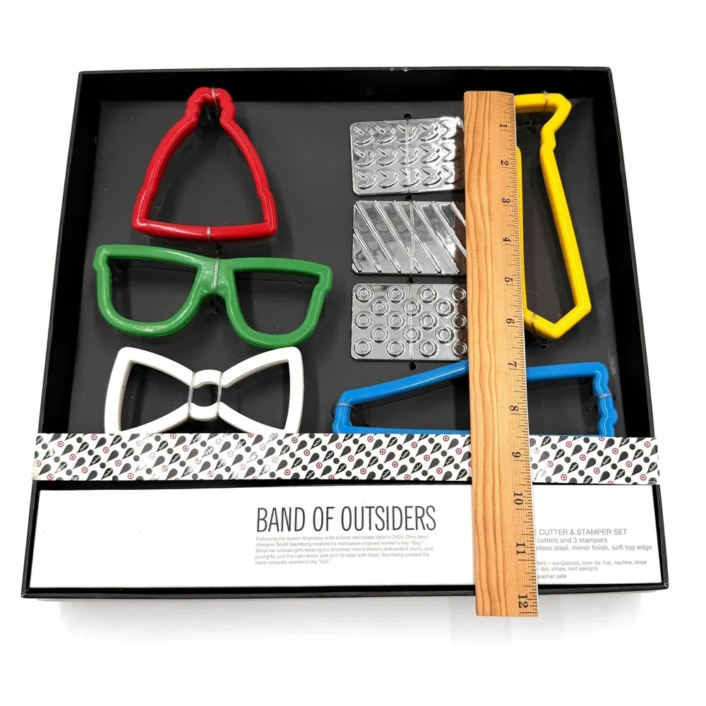 Band of Outsiders Cookie Cutter & Stamper Set OS Multicolor 2004-2015